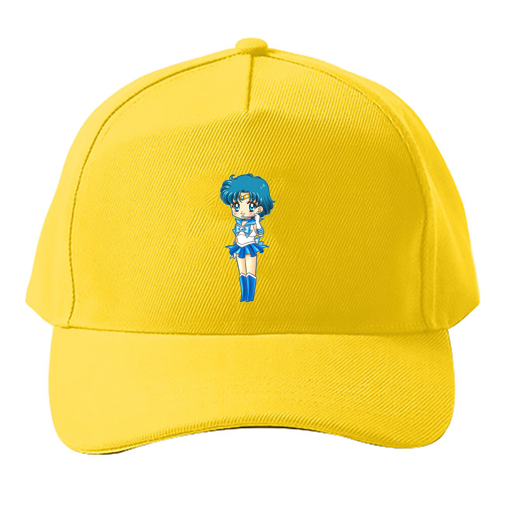 （画像用） 美少女戦士セーラームーン 水野 亜美 みずの あみ Sailor Moon Mizuno Ami ベースボールキャップ 綿100％ 男女兼用 帽子 スポーツ